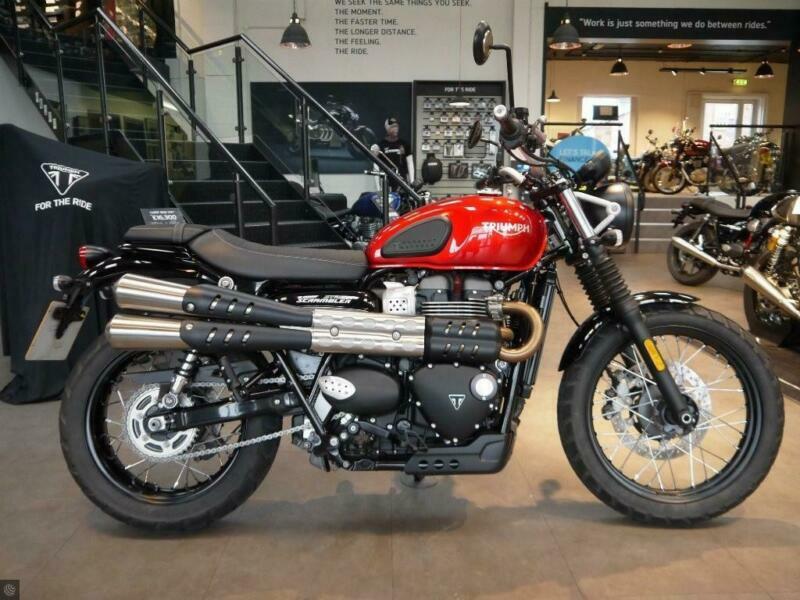 triumph street scrambler used